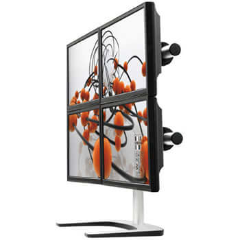 Atdec Freestanding Quad Monitor Desk Mount
