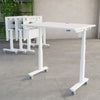 Conset DM96 adjustable desk with 40 kg lifting capacity in office setting