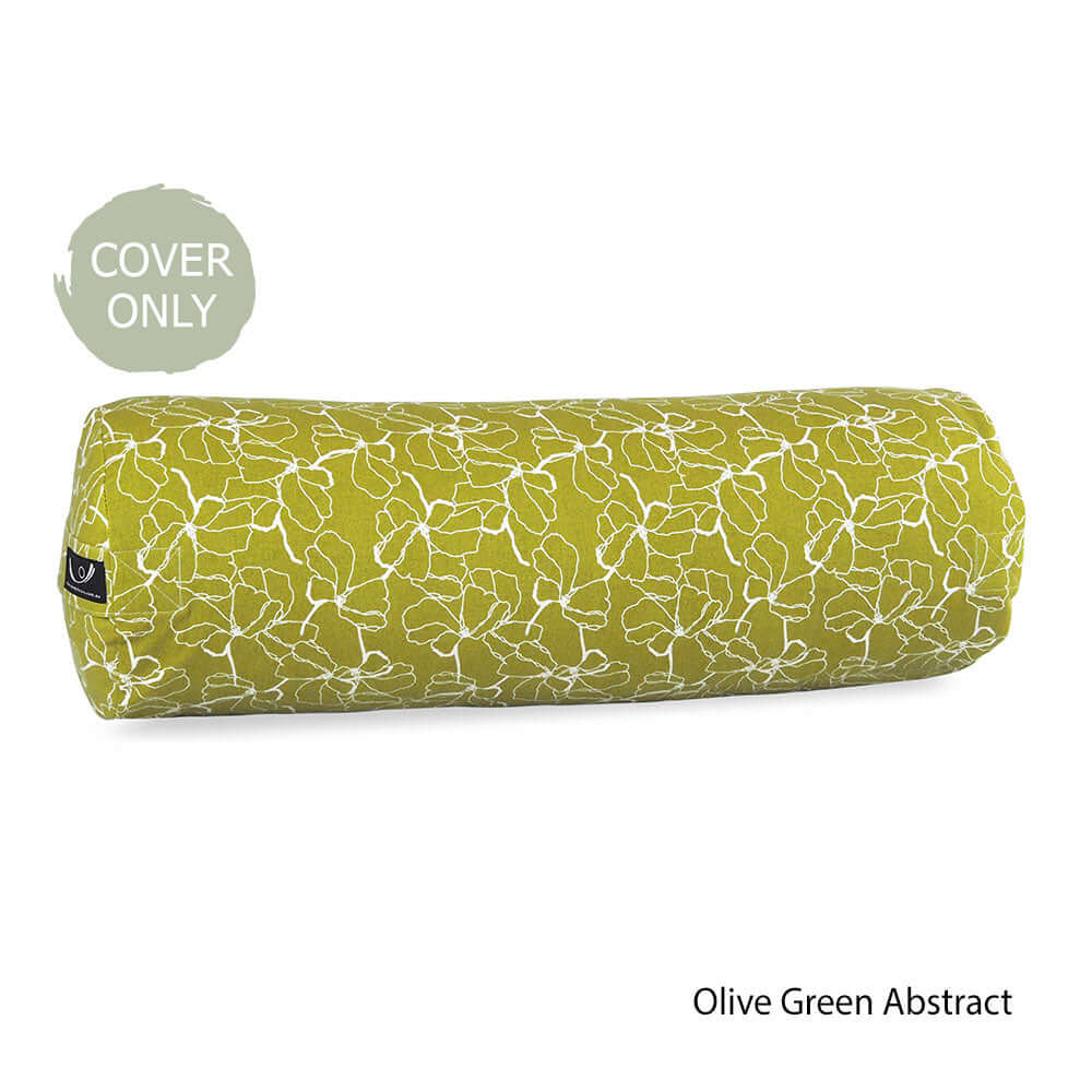 Replacement Cover for Organic Cotton Yoga Bolster - Printed