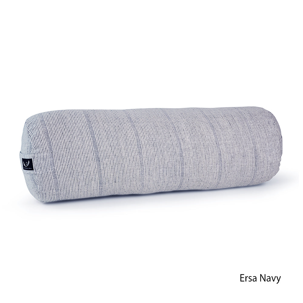 Linen & Organic Cotton Yoga Bolster filled with KAPOK