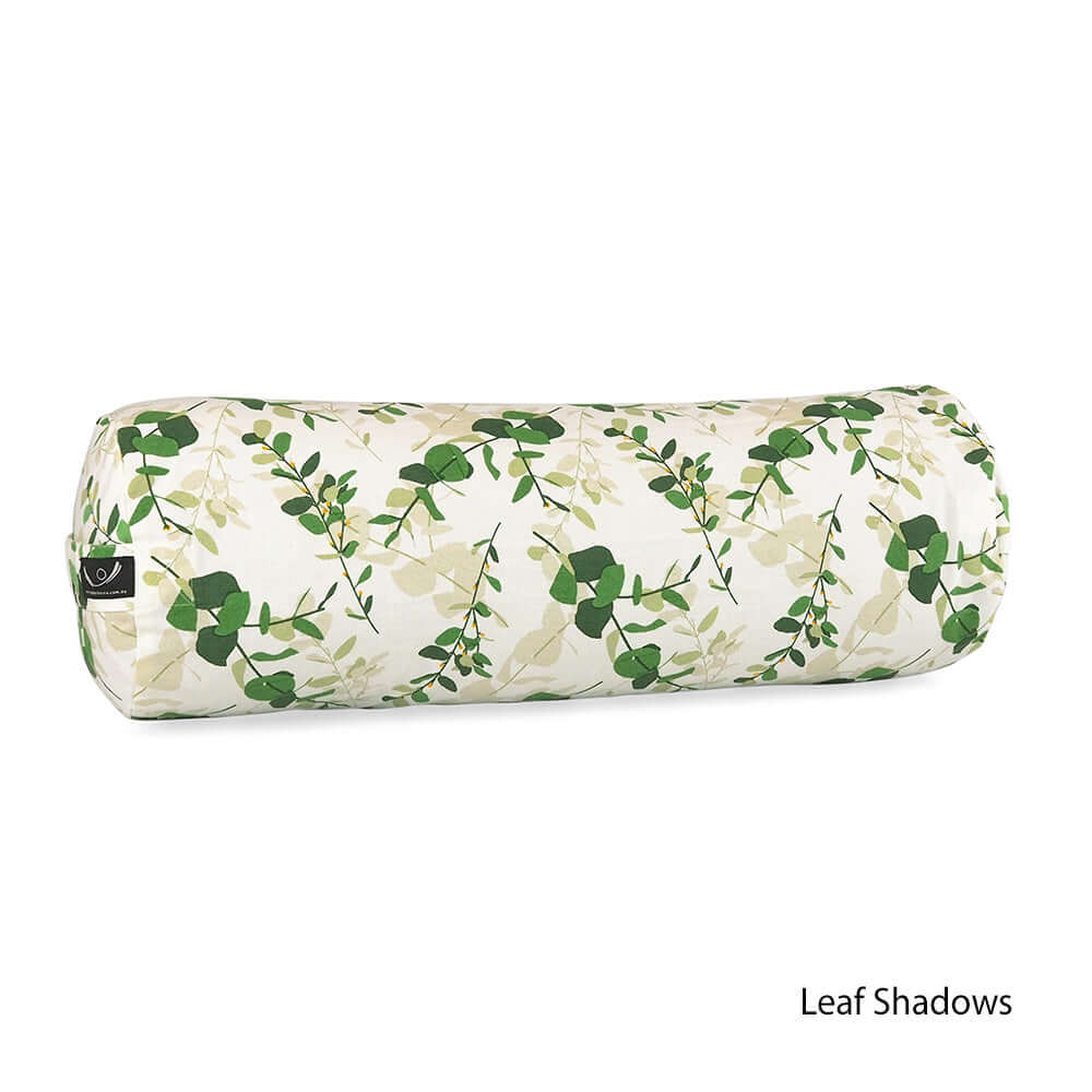 Organic Cotton Yoga Bolster - Printed - Teal Elephant