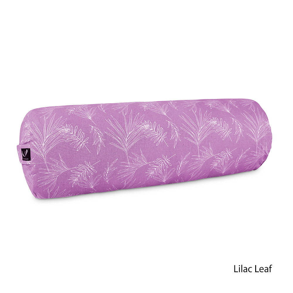 Organic Cotton Yoga Bolster filled with KAPOK - Printed