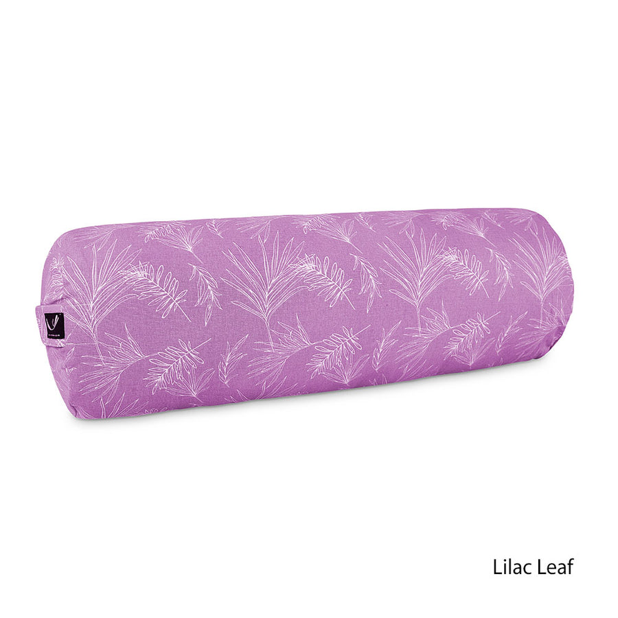 Organic Cotton Yoga Bolster filled with KAPOK - Printed