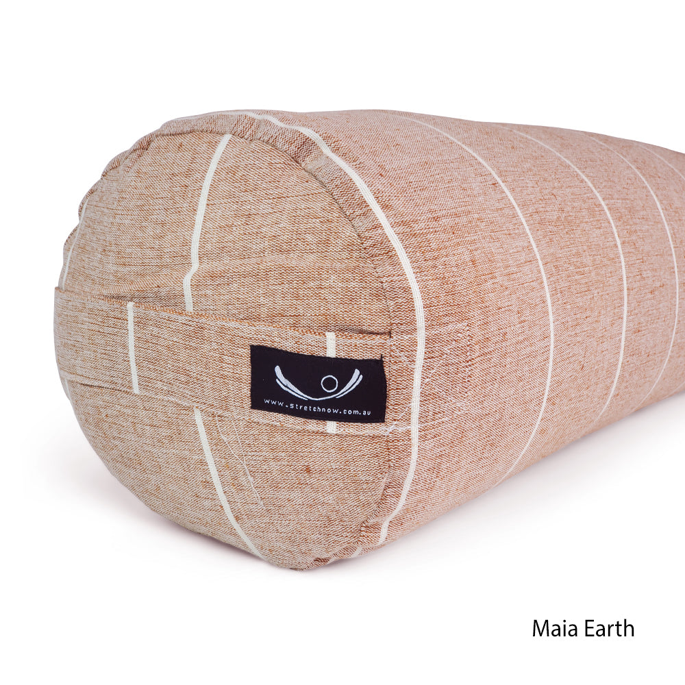 Petit bolster de yoga kapok biologique 50x17cm - La Tortue de Jade