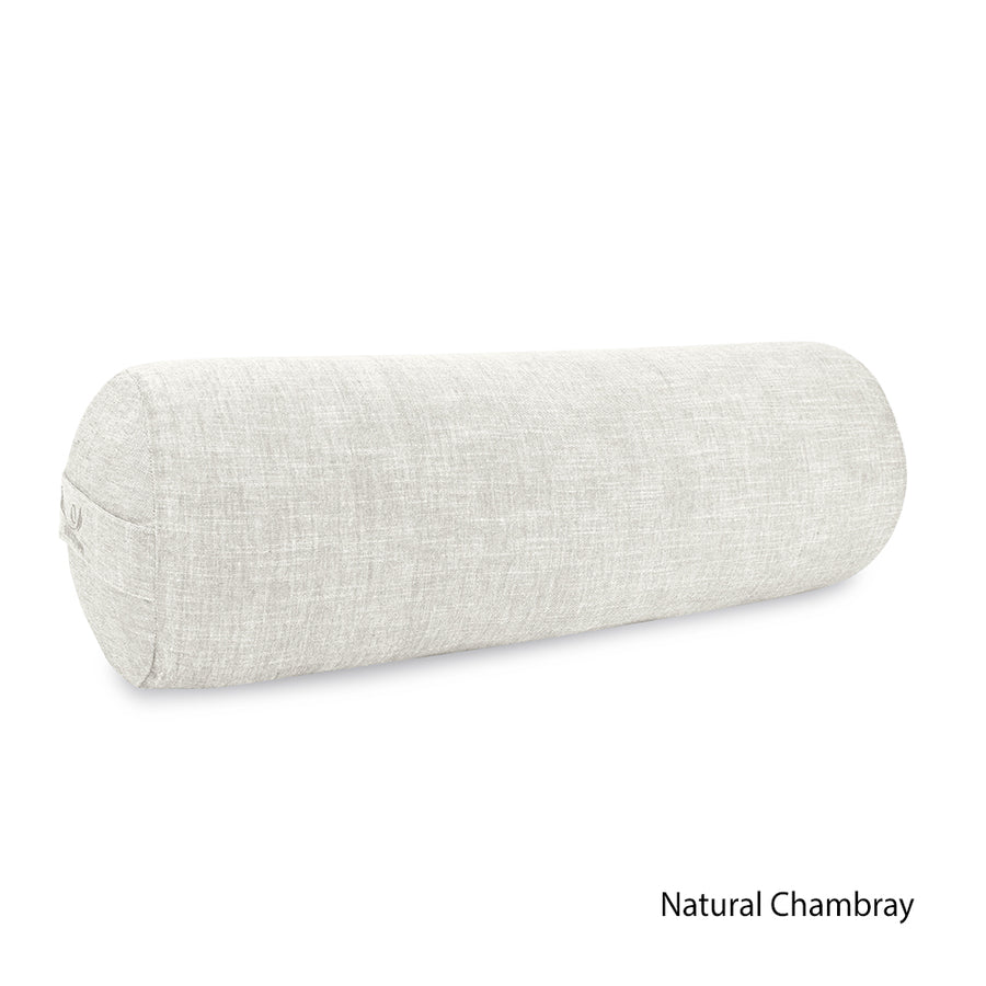 Organic Cotton Yoga Bolster - Chambray