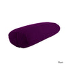 Organic Cotton Oval Yoga Bolster in Plum