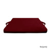 Zabuton Meditation Cushion - Organic Cotton in Burgundy