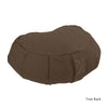 Meditation Cushion - Organic Cotton Crescent Zafu - Stretch Now