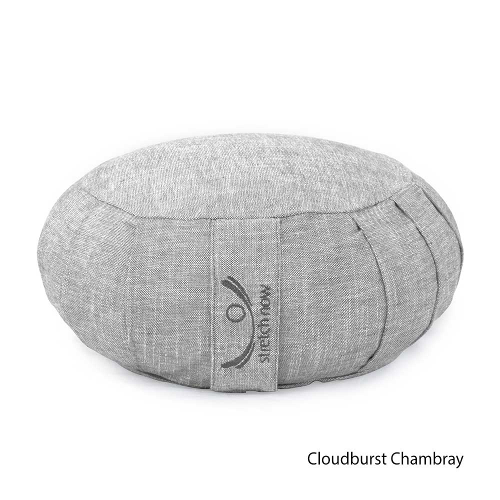 Meditation Cushion - Organic Cotton Zafu - Chambray