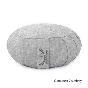 Meditation Cushion - Organic Cotton Zafu - Chambray