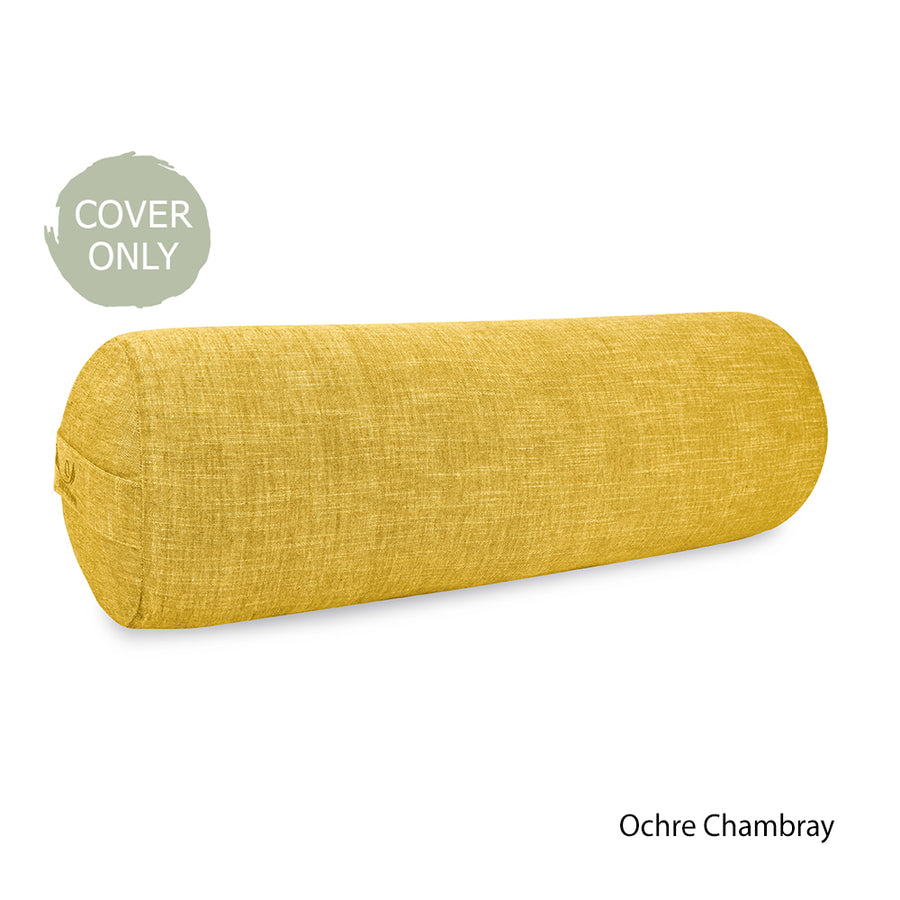 Replacement Cover for Organic Cotton Yoga Bolster - Chambray