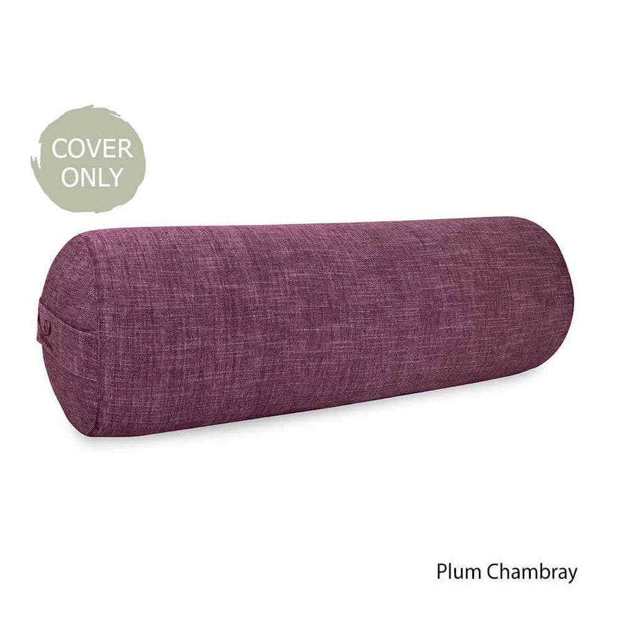 Replacement Cover for Organic Cotton Yoga Bolster - Chambray