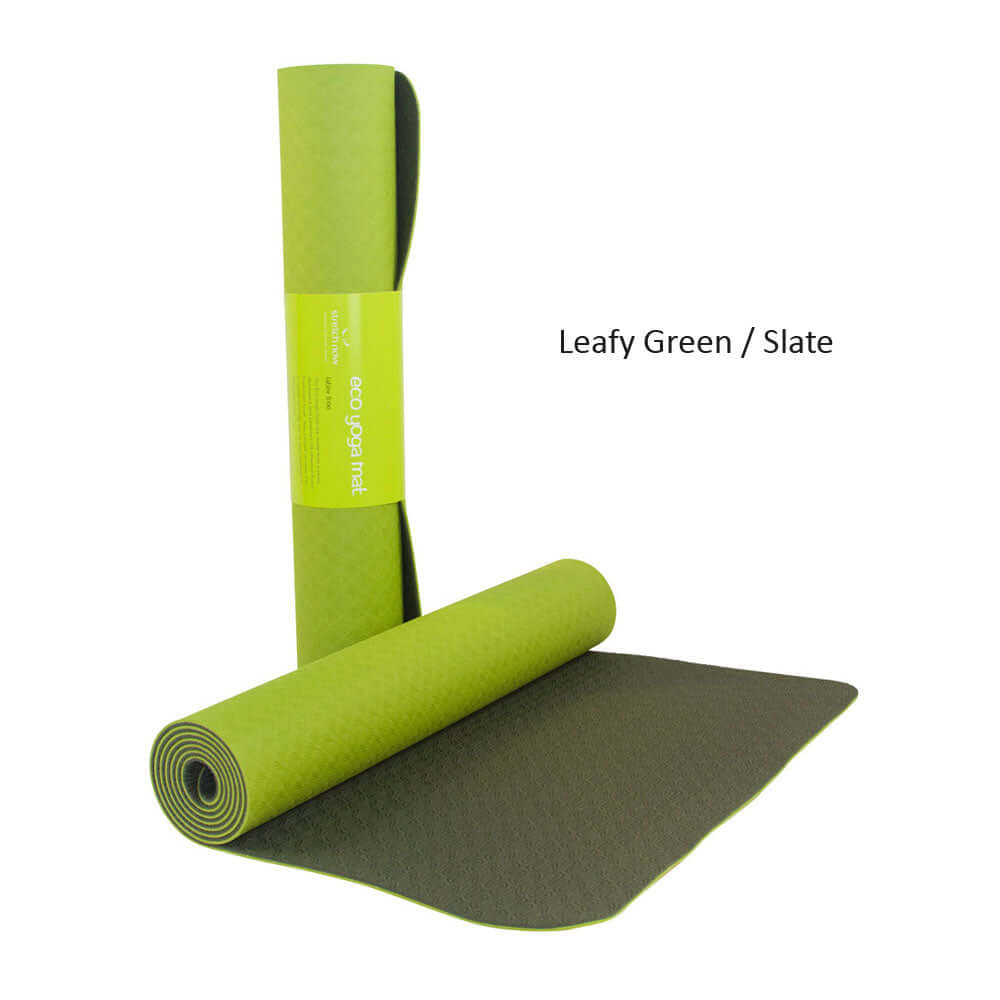 Eco-Friendly Earth Yoga Mats Non-Toxic TPE Foam Stretch Now