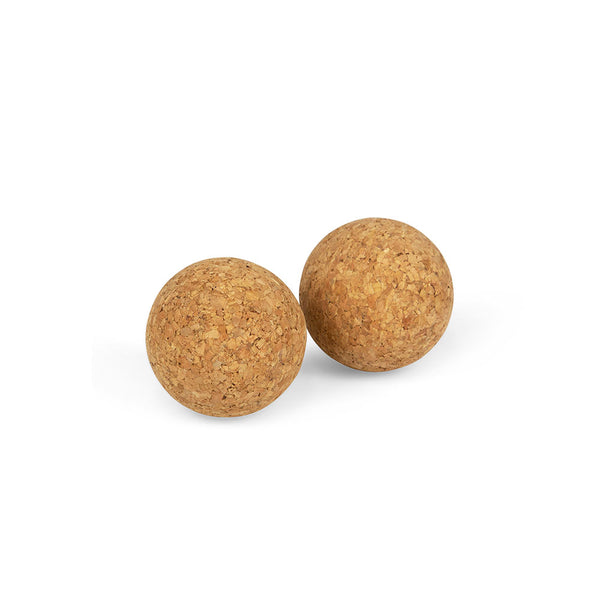Cork Massage Balls with Pouch Stretch Now