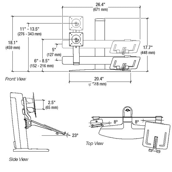 Neo-Flex Combo Lift Stand