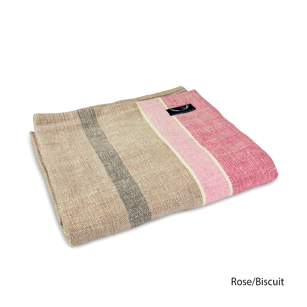 Organic Cotton, Wool & Linen Yoga Blankets Stretch Now
