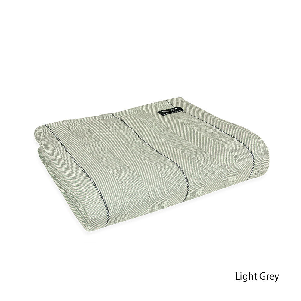 Organic Cotton Yoga Blanket - Herringbone
