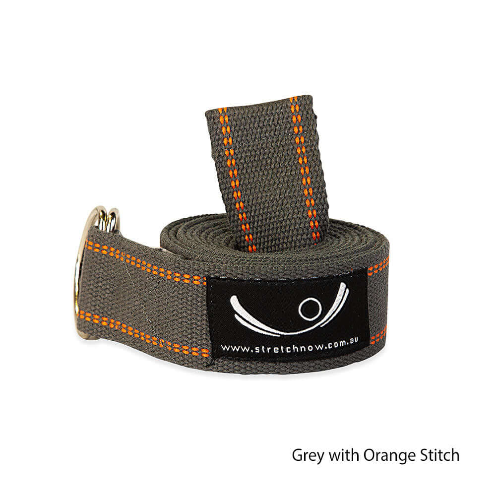 Organic Cotton Stripy Yoga Strap 2 metres