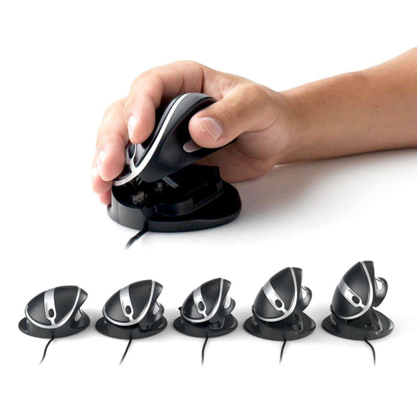 Oyster Mouse - Ambidextrous Vertical Adjustable Mouse - Stretch Now