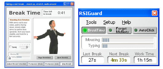 RSIGuard Stretch Break Software