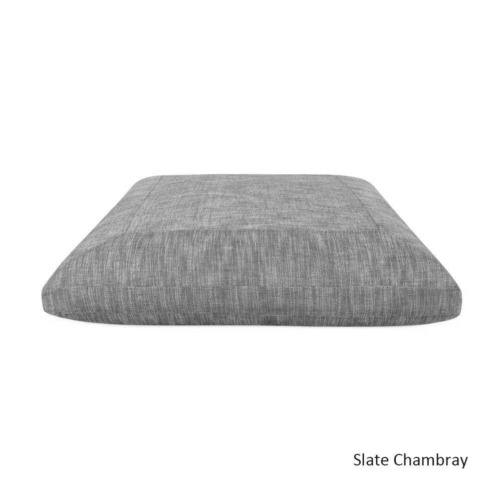 Samadhi Zabuton Meditation Cushion - Organic Cotton - Chambray