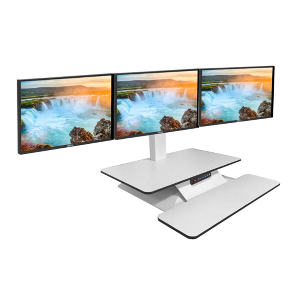 Standesk Memory Triple Electric Sit Stand Workstation