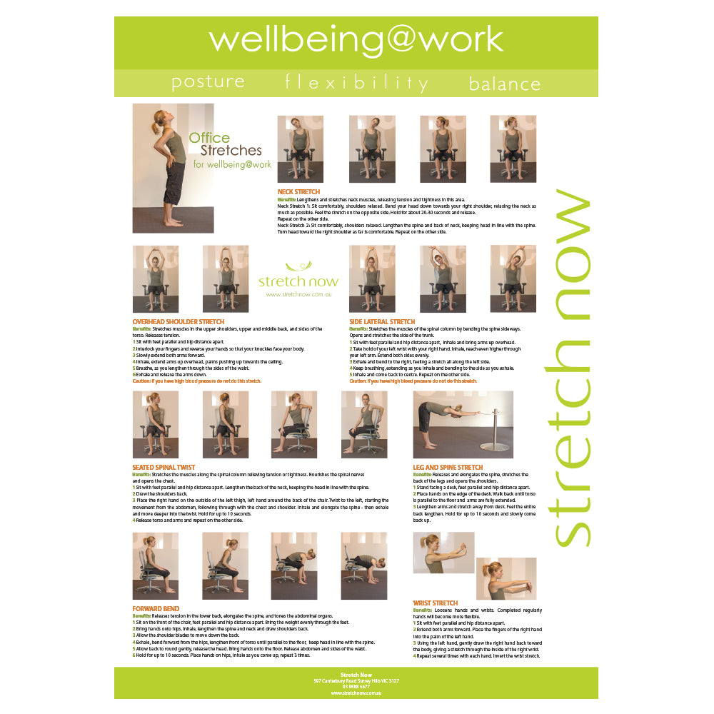Stretch Poster Design Stretch Poster Wellbeing@Work - A Powerful Way to Keep Flexible ...