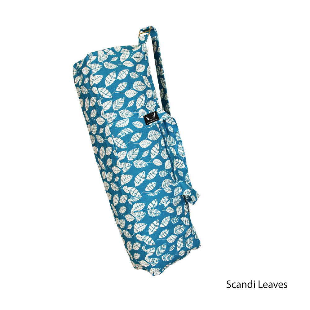 Organic Cotton Tote Yoga Mat Bag - Printed