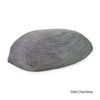 Organic Cotton Wave Cushion - Chambray