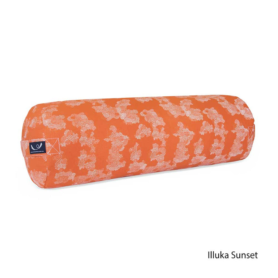 Replacement Cover for Organic Cotton Yoga Bolster - Printed